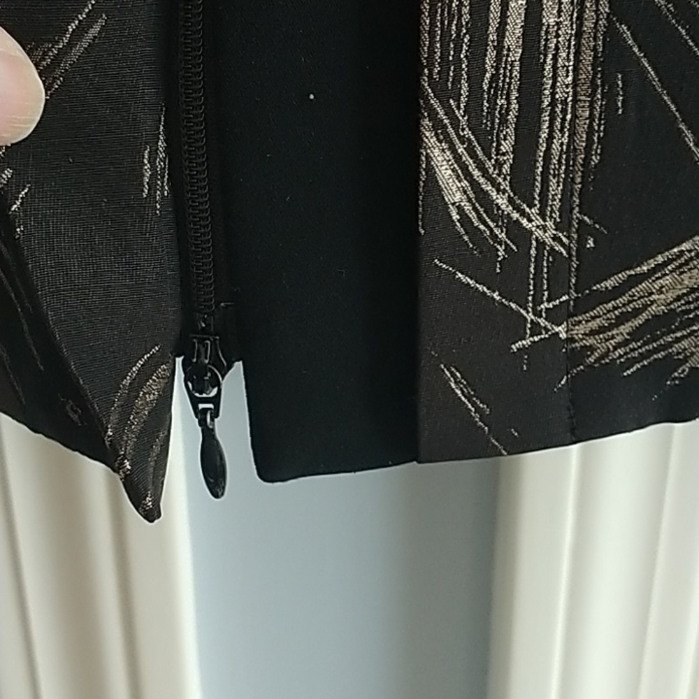 Lafayette 148 New York Belle-Sparke Print Stretch Wool Jacket 4 - Picture 7 of 12